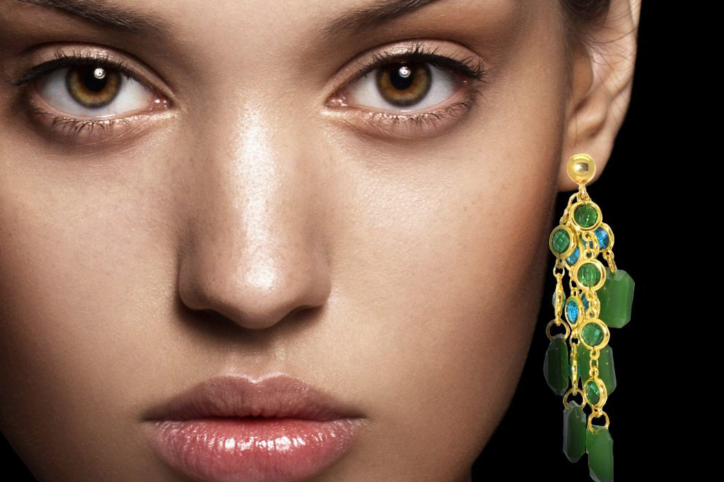 Miccy's | Aquamarino | Crystal Earrings