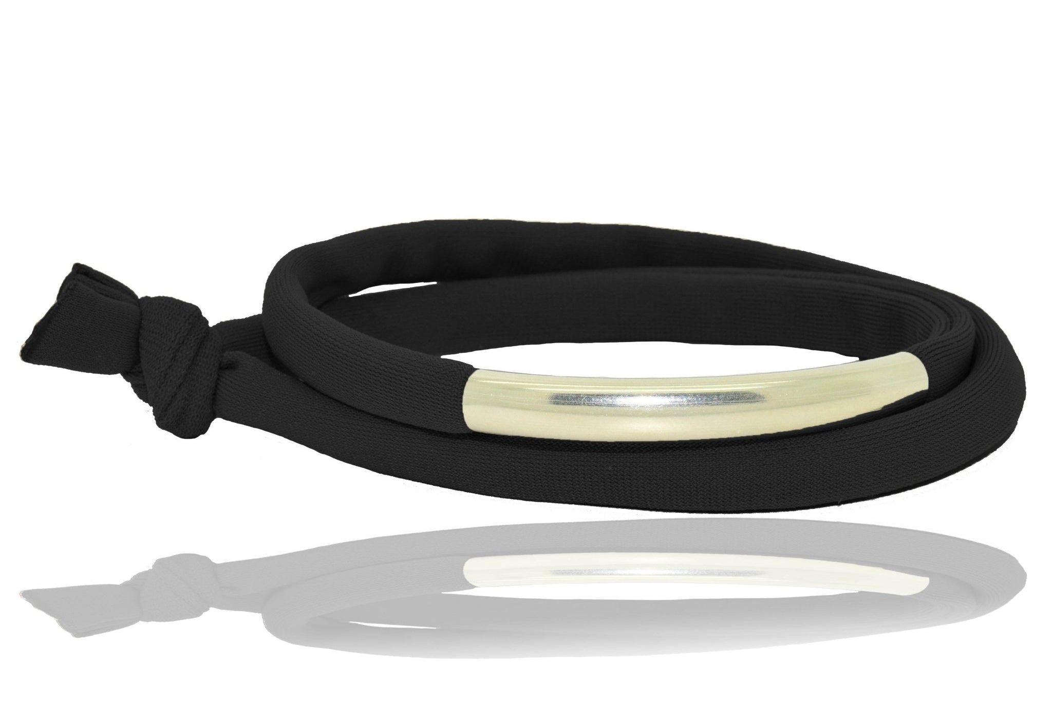Miccy's | Black 925 Silver Tube Bracelet