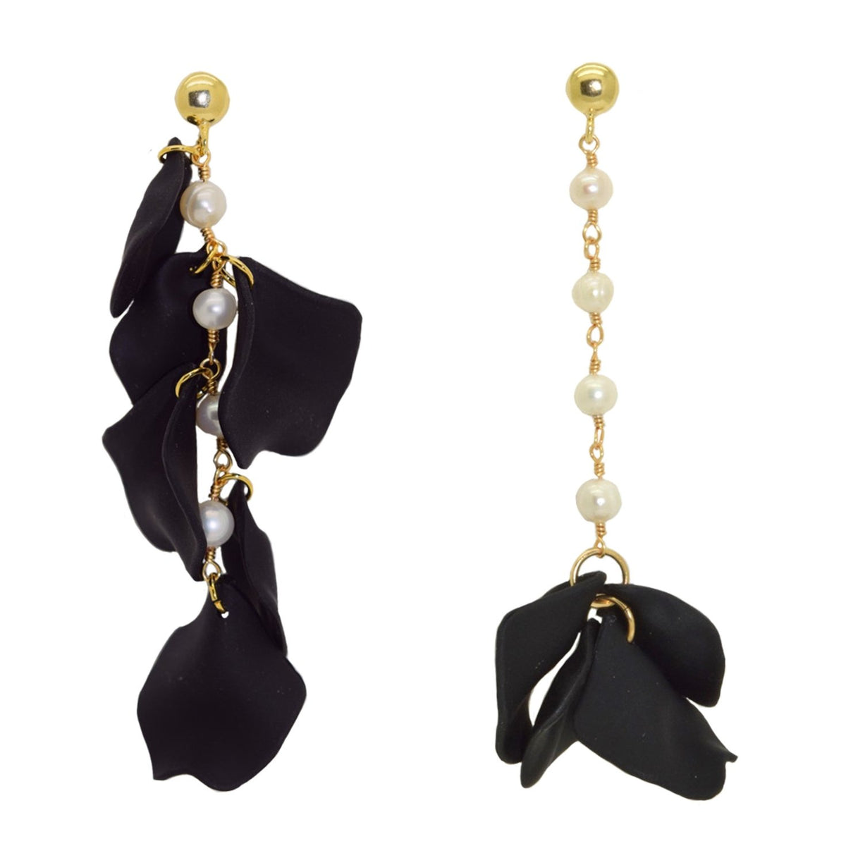 Miccy's | Black Rosa | Resin Earrings