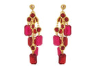 Miccy's | Carmine | Crystal Earrings