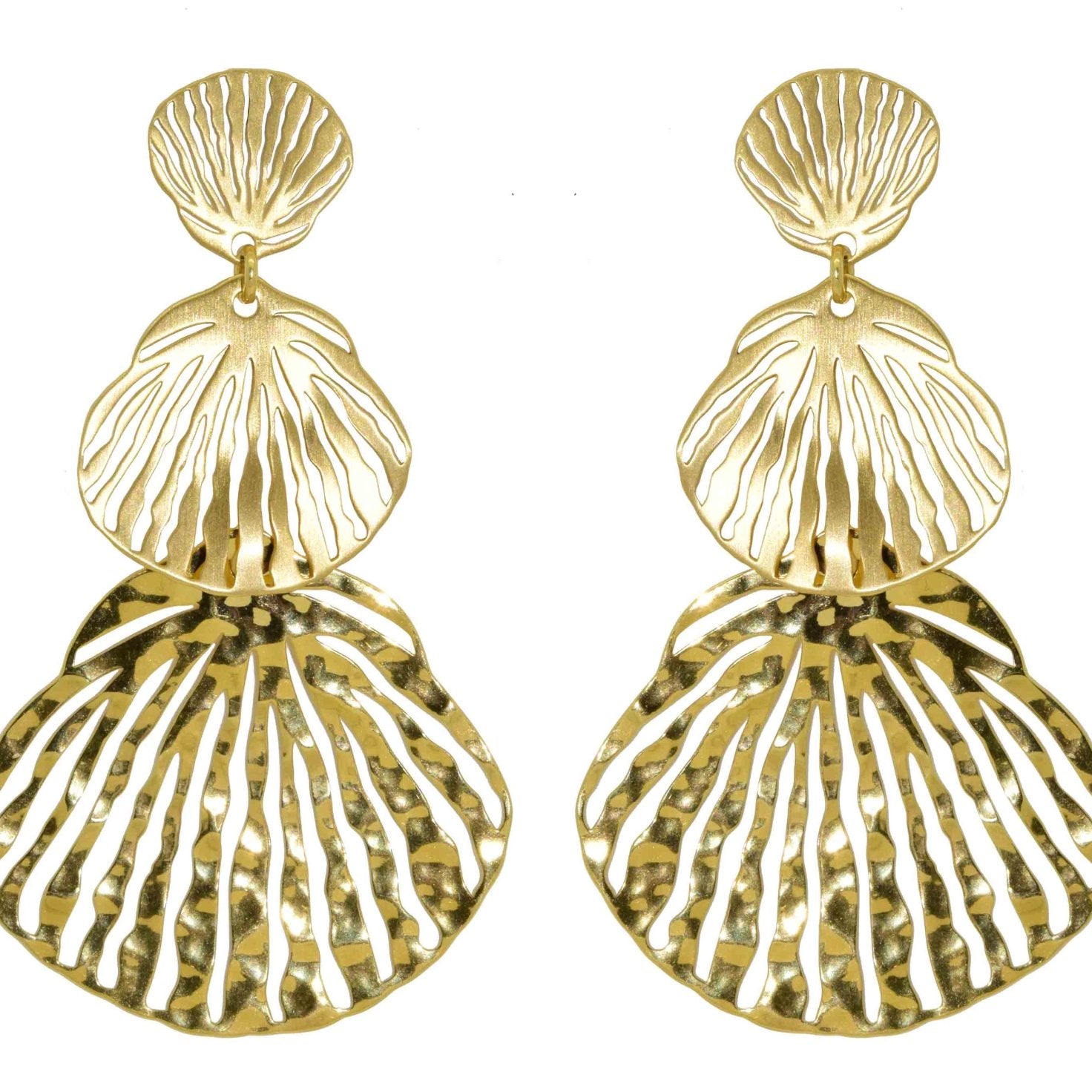 Miccy's | Concha | Gold Earrings