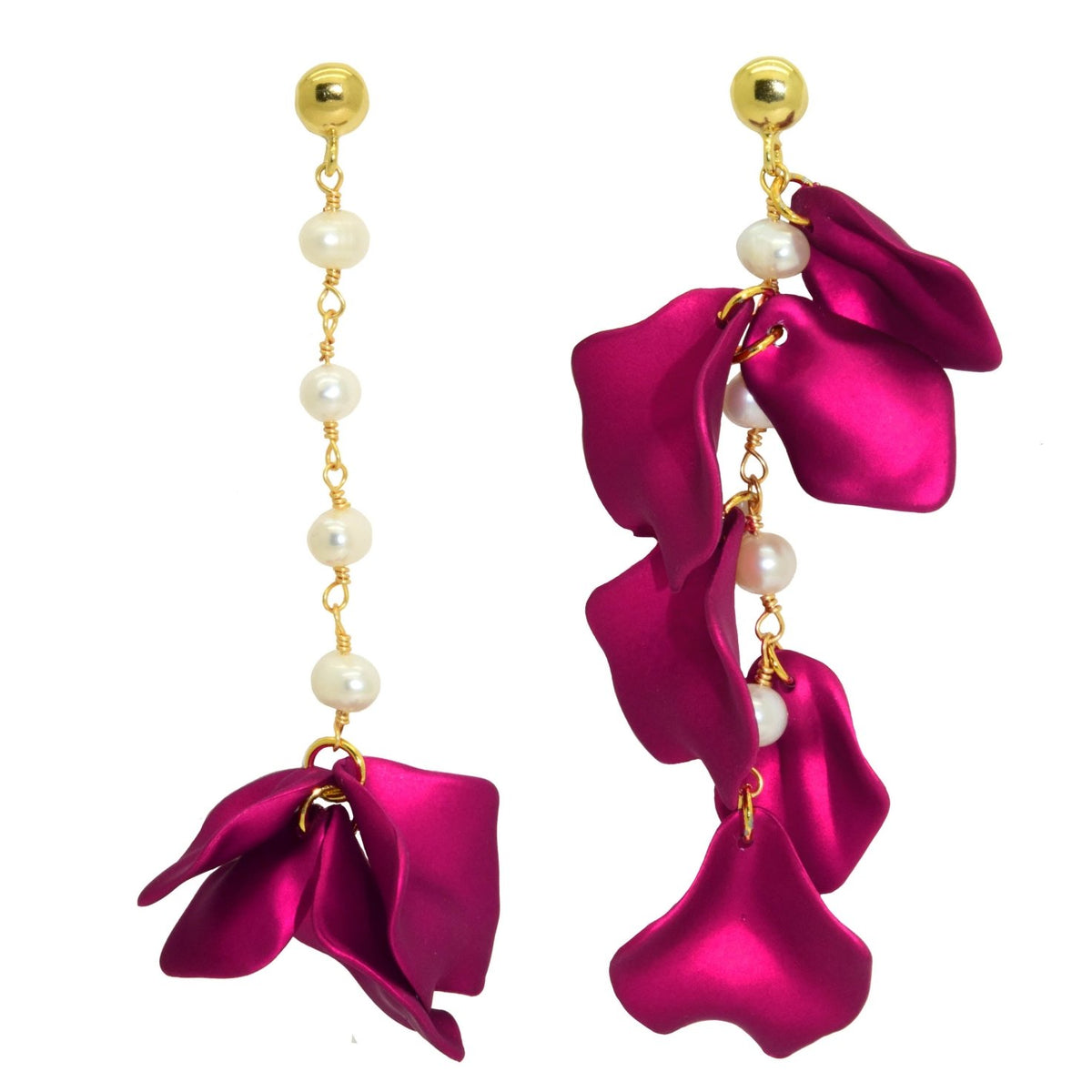 Miccy's | Fuchsia Rosa | Resin Earrings