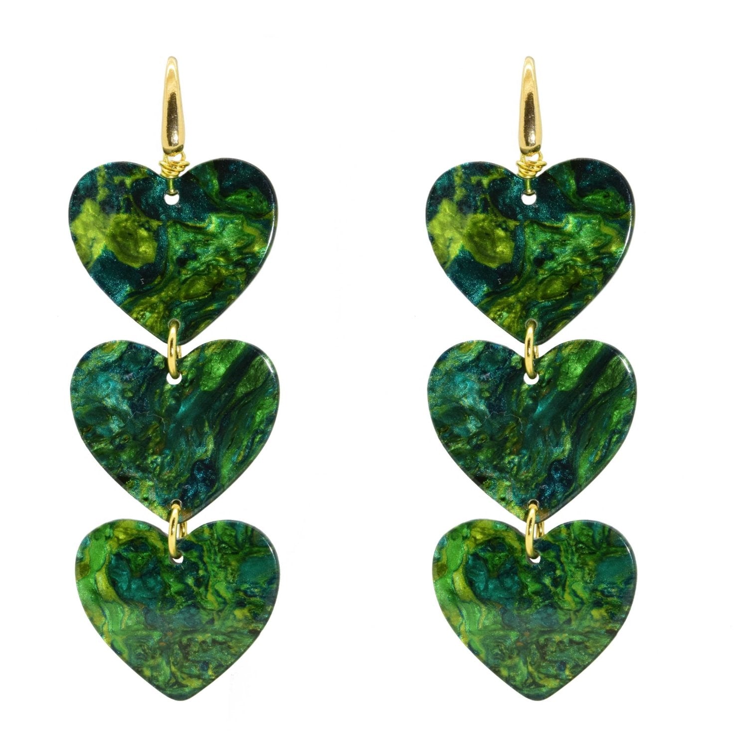 Miccy's | Heart of the Jungle | Resin Earrings