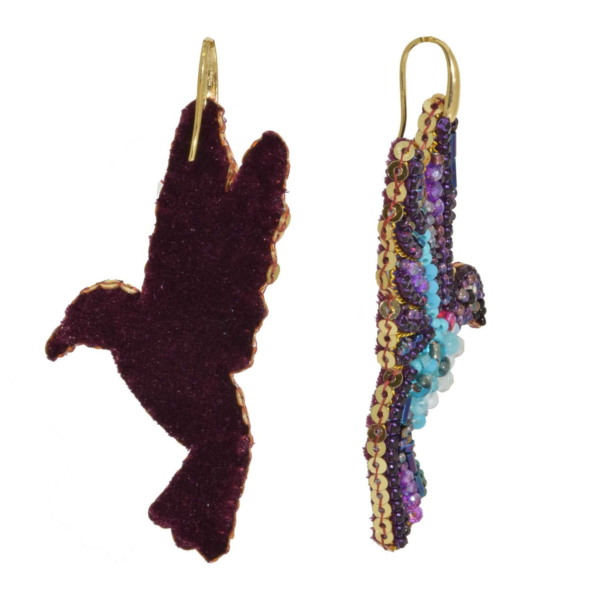 Hummingbird | PatchArt Earrings - Miccy's Jewelz Europe