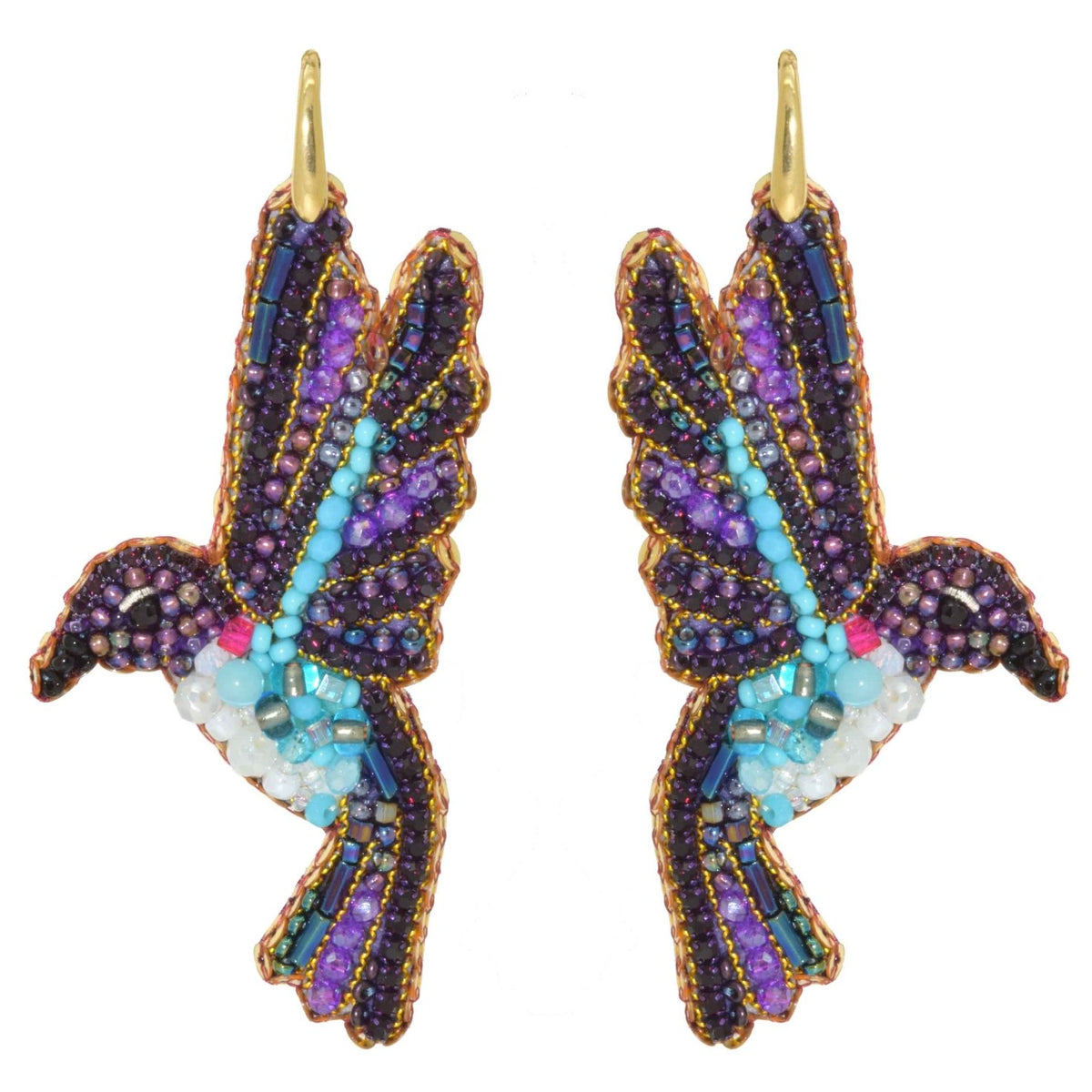Hummingbird | PatchArt Earrings - Miccy's Jewelz Europe