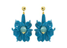 Miccy's | Latour Teal large | Resin Earrings
