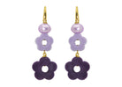 Miccy's | Lilac Flower Power | Resin Earrings
