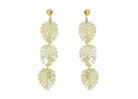 Miccy's | Mini Monstera Green | Resin Earrings