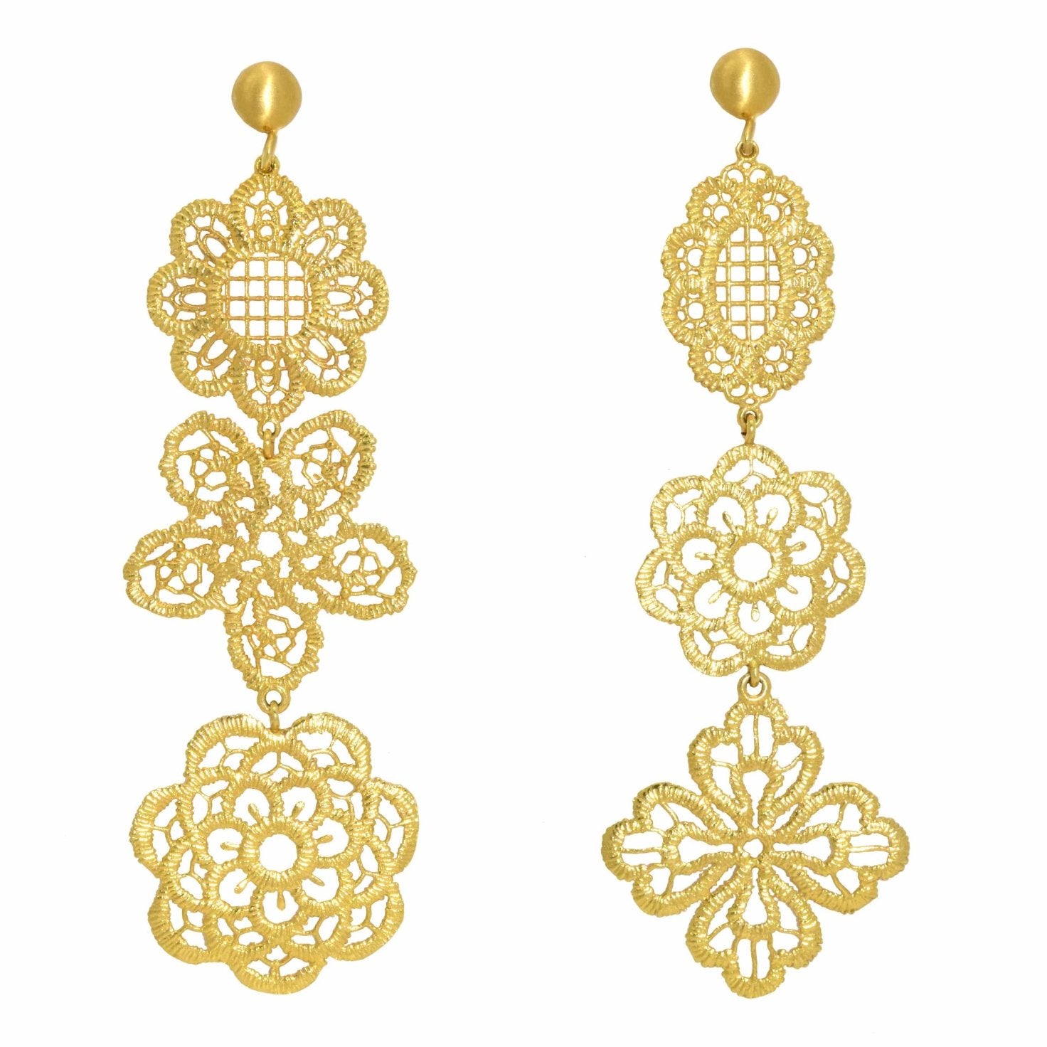 Miccy's | Pizzo Gold | Gold Line Earrings