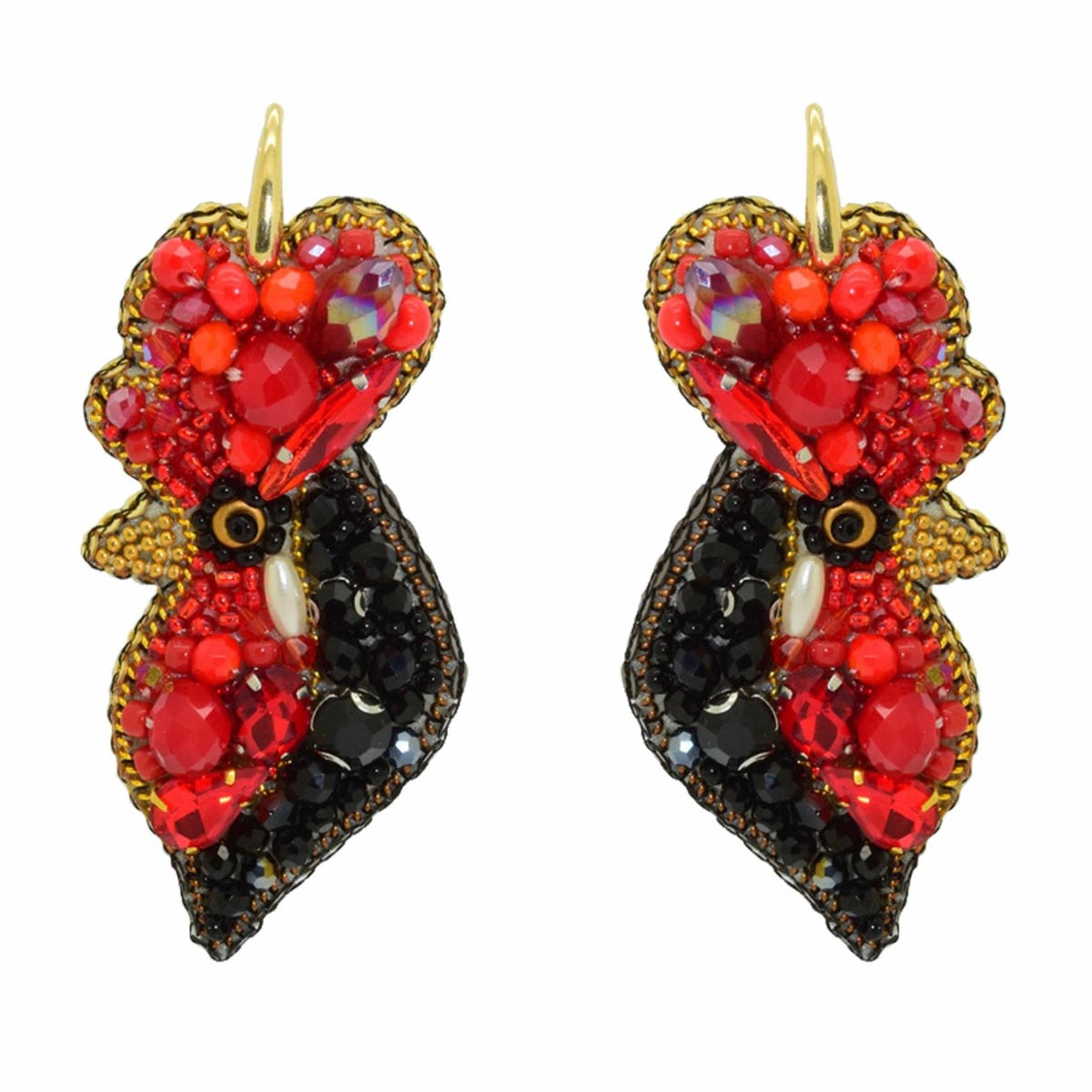 Miccy's | Rooster | PatchArt Earrings