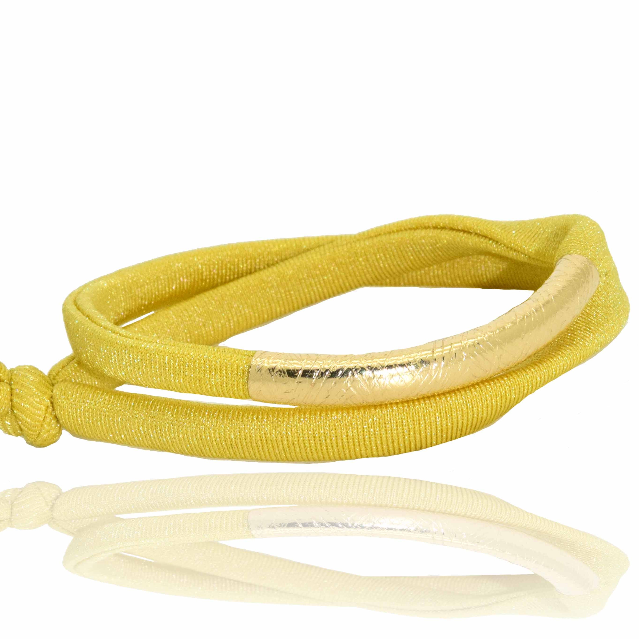 Miccy's | Illuminating Yellow 14K Golden Tube Bracelet
