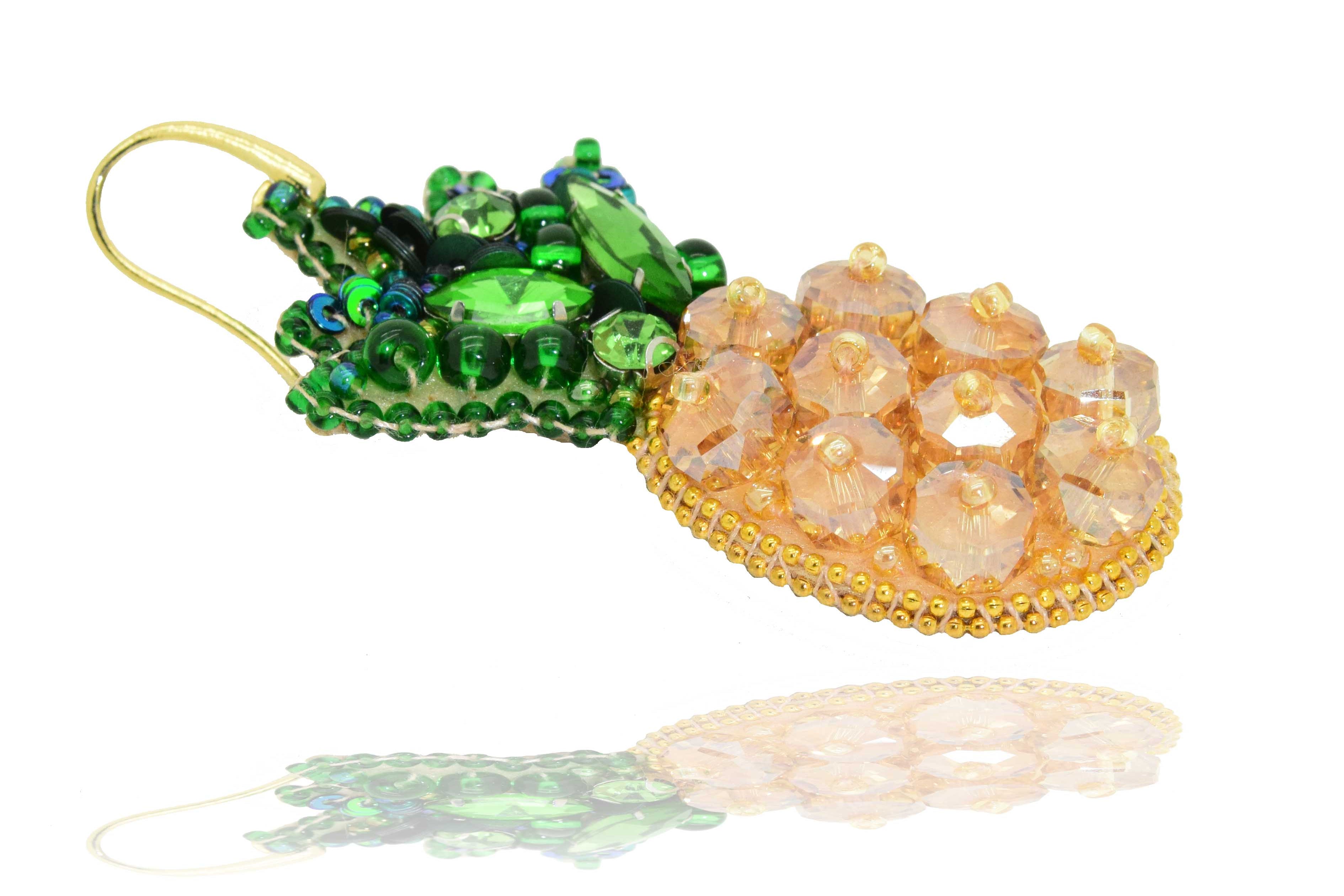 Miccy's | Pineapple | PatchArt Earrings