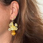 Miccy's | Gold plated Sunflowers studs | Van Gogh Collection | art nr 6097737372368 | art nr lev 633979