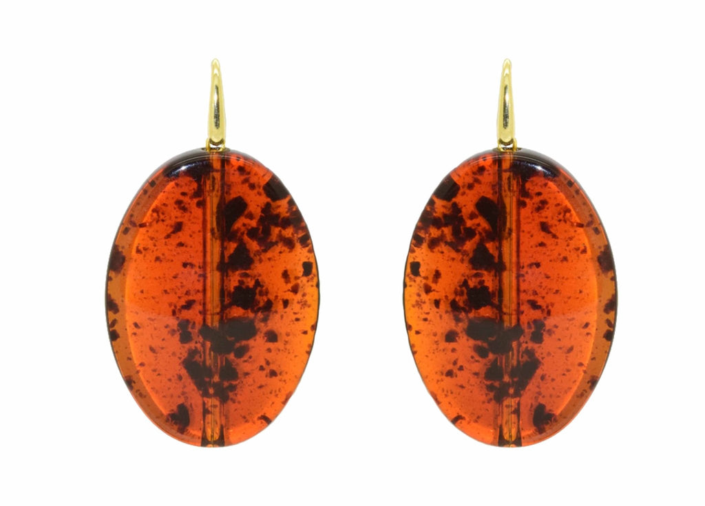 Amber Drops | Resin Earrings - Miccy's Jewelz Europe