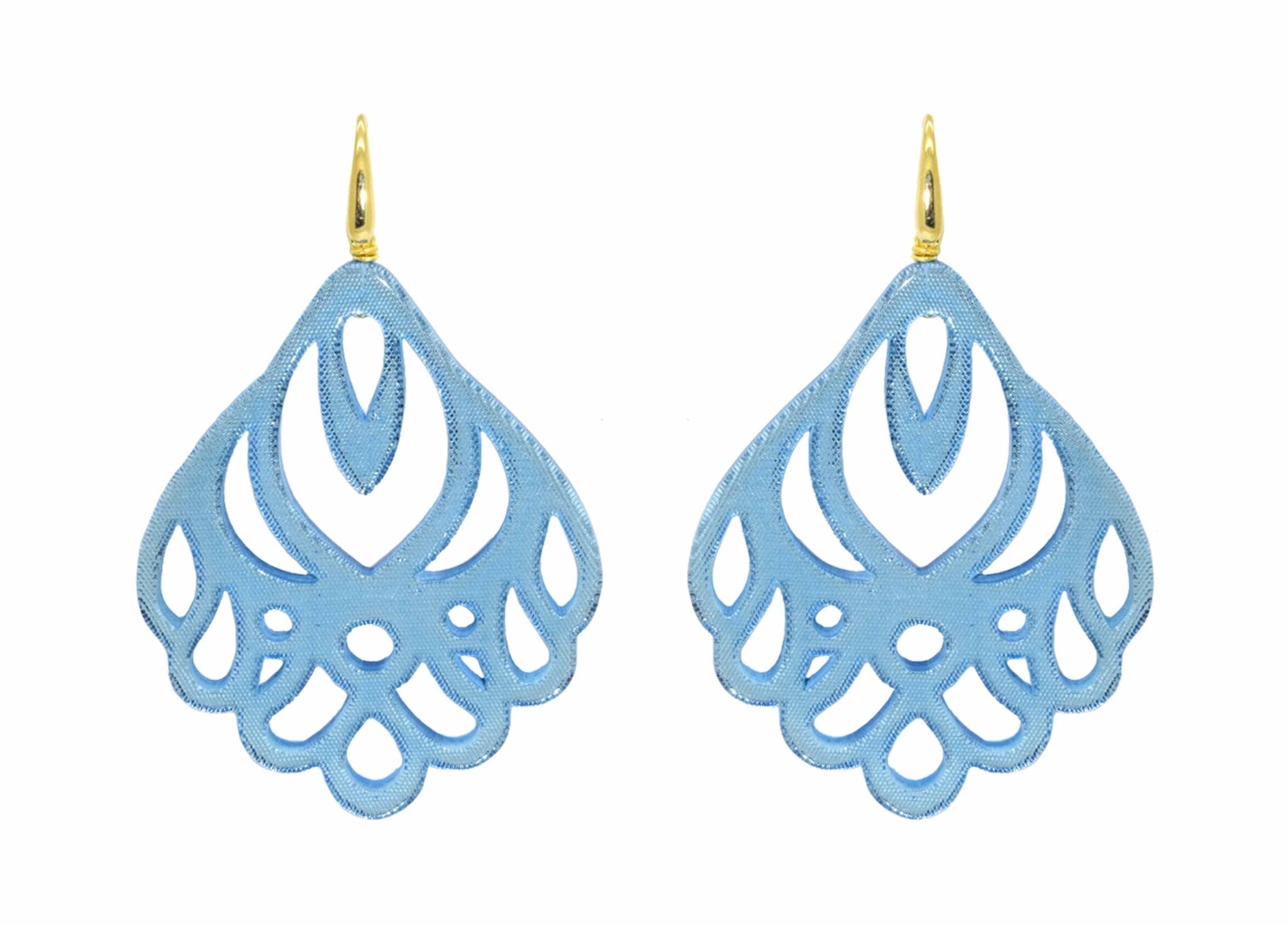 Miccy's | Basila Ice Blue | Resin Earrings