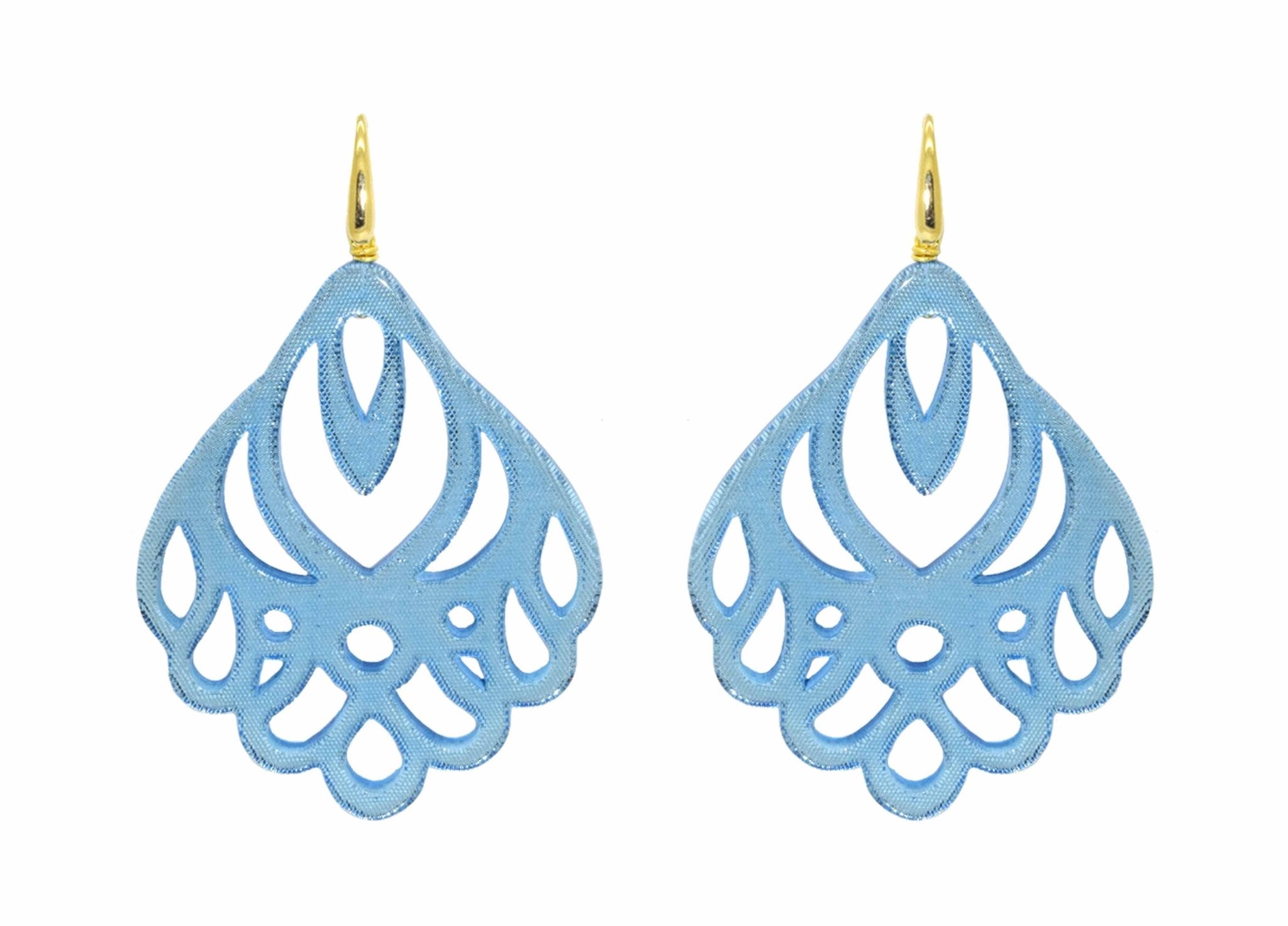 Miccy's | Basila Ice Blue | Resin Earrings