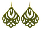 Miccy's | Basila Olive Green | Resin Earrings