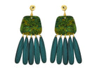 Miccy's | Big Bird Green | Resin Earrings