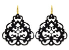 Miccy's | Black Horn Spade Ornaments | Horn Earrings