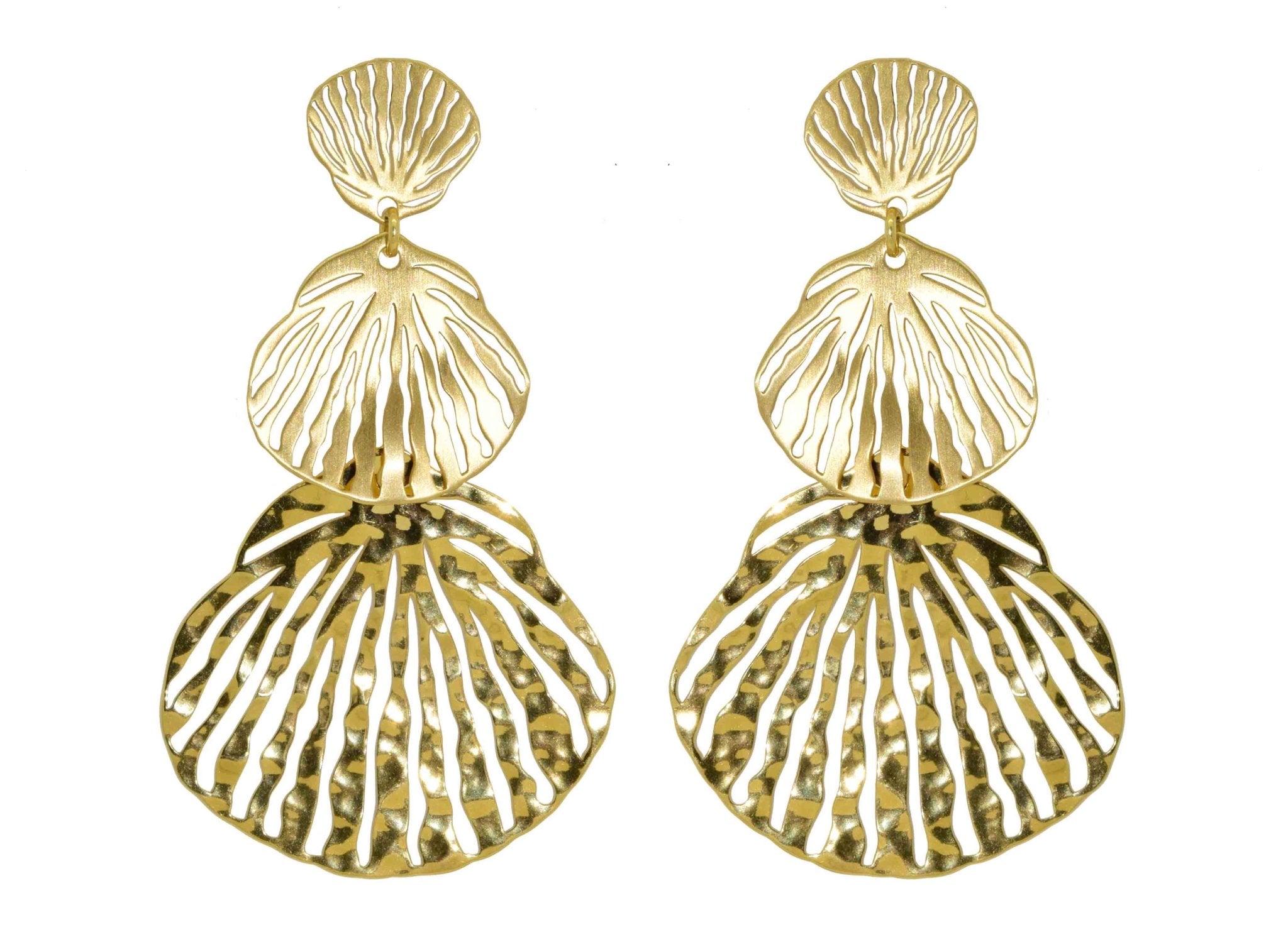 Miccy's | Concha | Gold Earrings