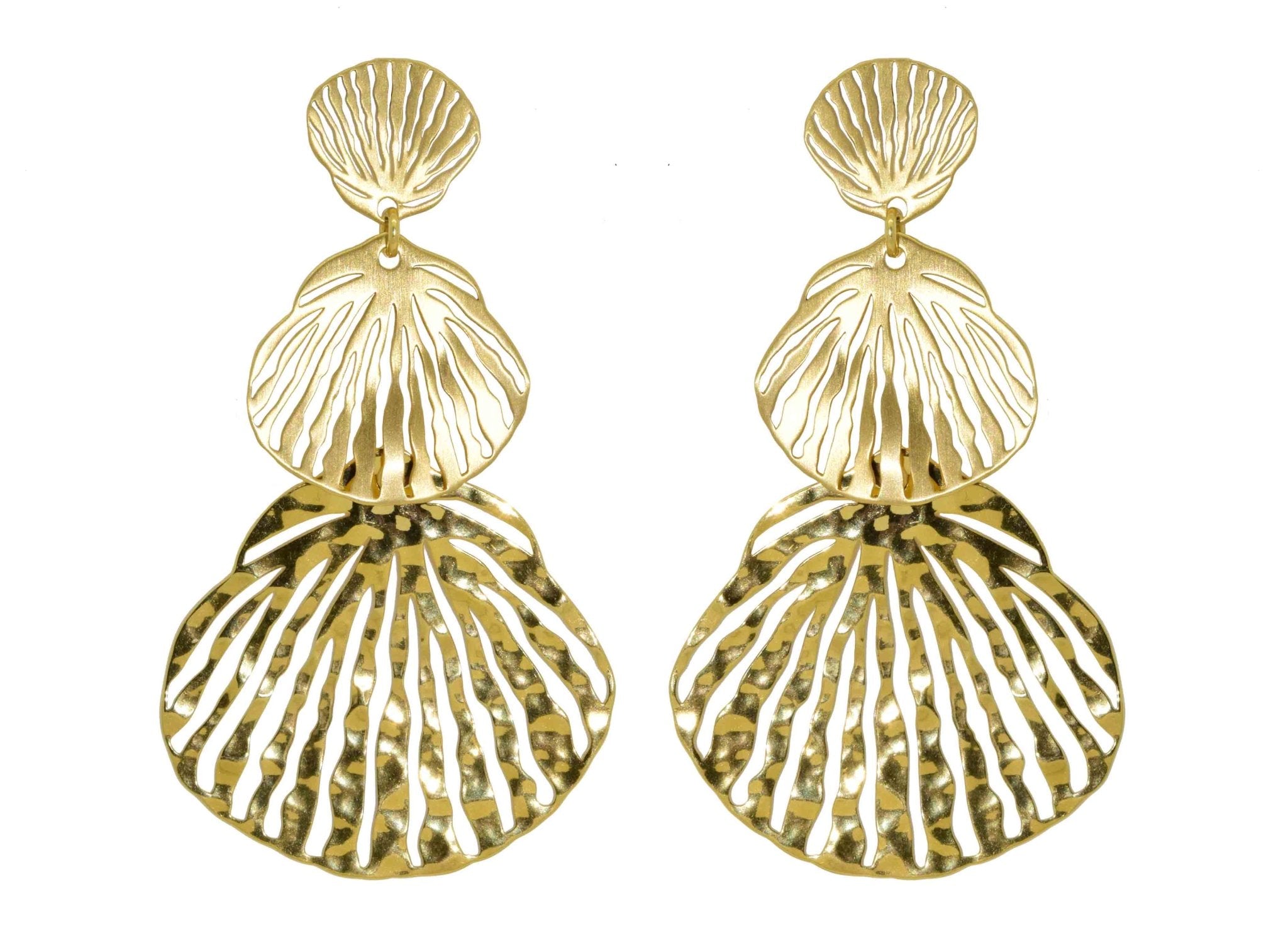 Miccy's | Concha | Gold Earrings