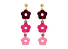 Miccy's | Flower Power Pink | Resin Earrings