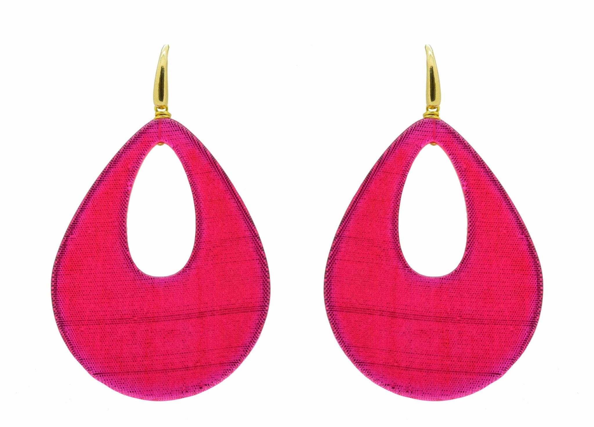 Miccy's | Fuchsia Drops | Resin Earrings