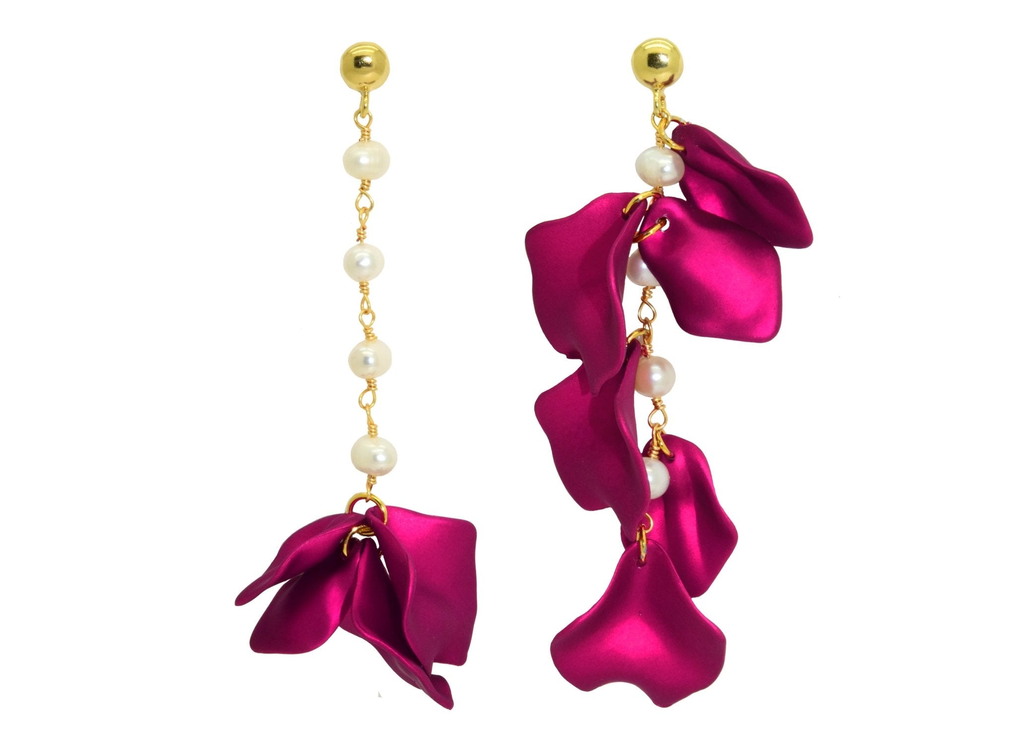 Miccy's | Fuchsia Rosa | Resin Earrings