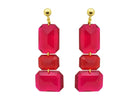 Miccy's | Gemma Hot Pink | Resin Earrings