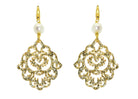 Miccy's | Golden Ornaments With Pearls | Petite | Resin Earrings