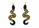 Miccy's | Golden Snakes | PatchArt Earrings