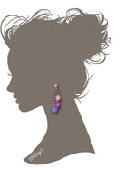 Miccy's | Just Purple Balloons | Resin Earrings