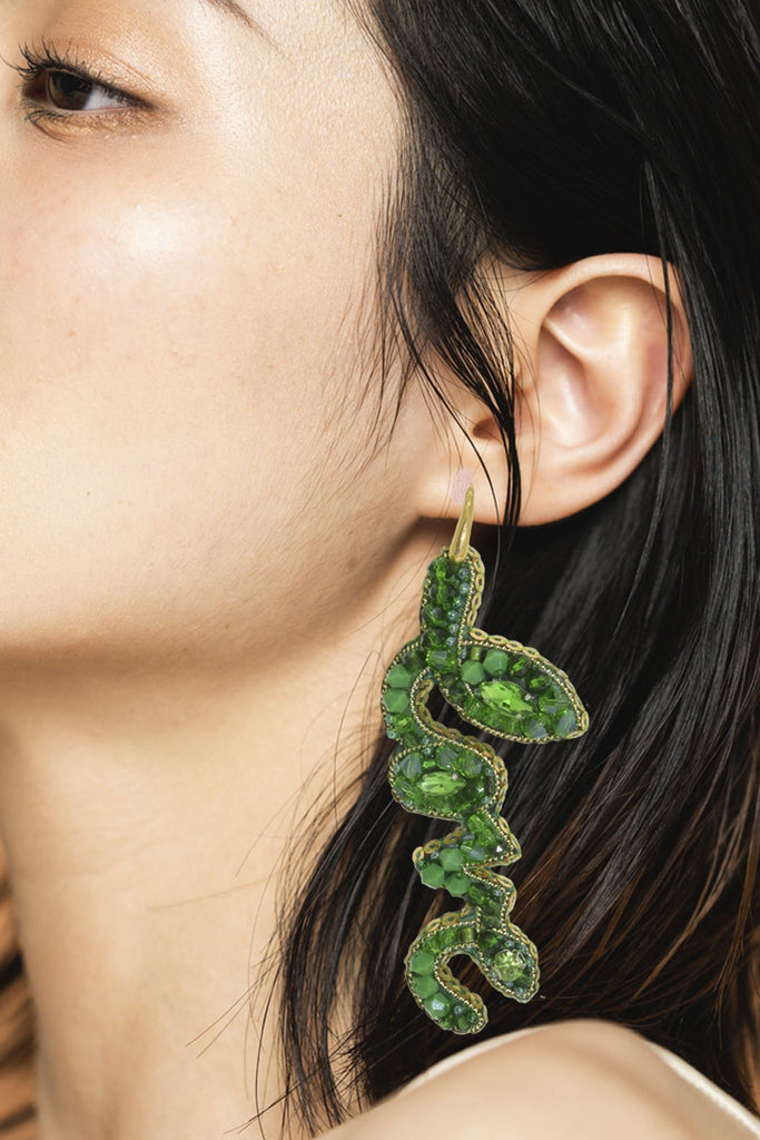 L'Amour Emerald | PatchArt Earrings - Miccy's Jewelz Europe