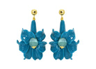 Miccy's | Latour Teal large | Resin Earrings