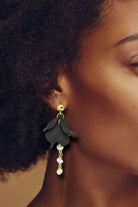 Miccy's | Lou Lou Black | Resin Earrings