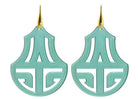 Miccy's | Mint Green Chandeliers | Resin Earrings