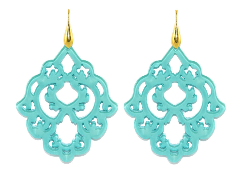 Mint Green Resin Ornaments | Resin Earrings - Miccy's Jewelz Europe