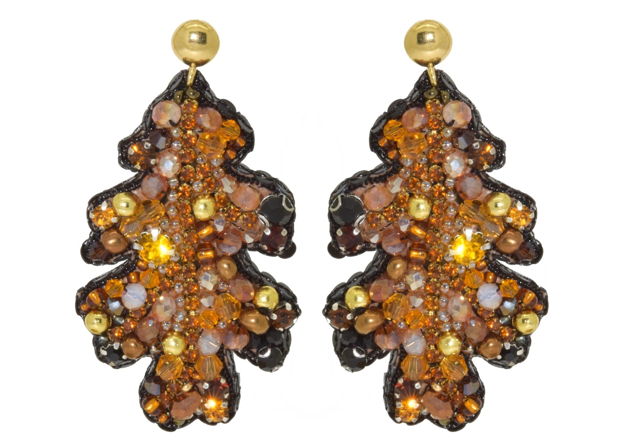 Miccy's | Oak Leaves | PatchArt Earrings