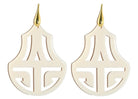 Miccy's | Off White Resin Chandeliers | Resin Earrings