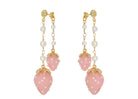 Miccy's | Pink Fragola | Resin Earrings