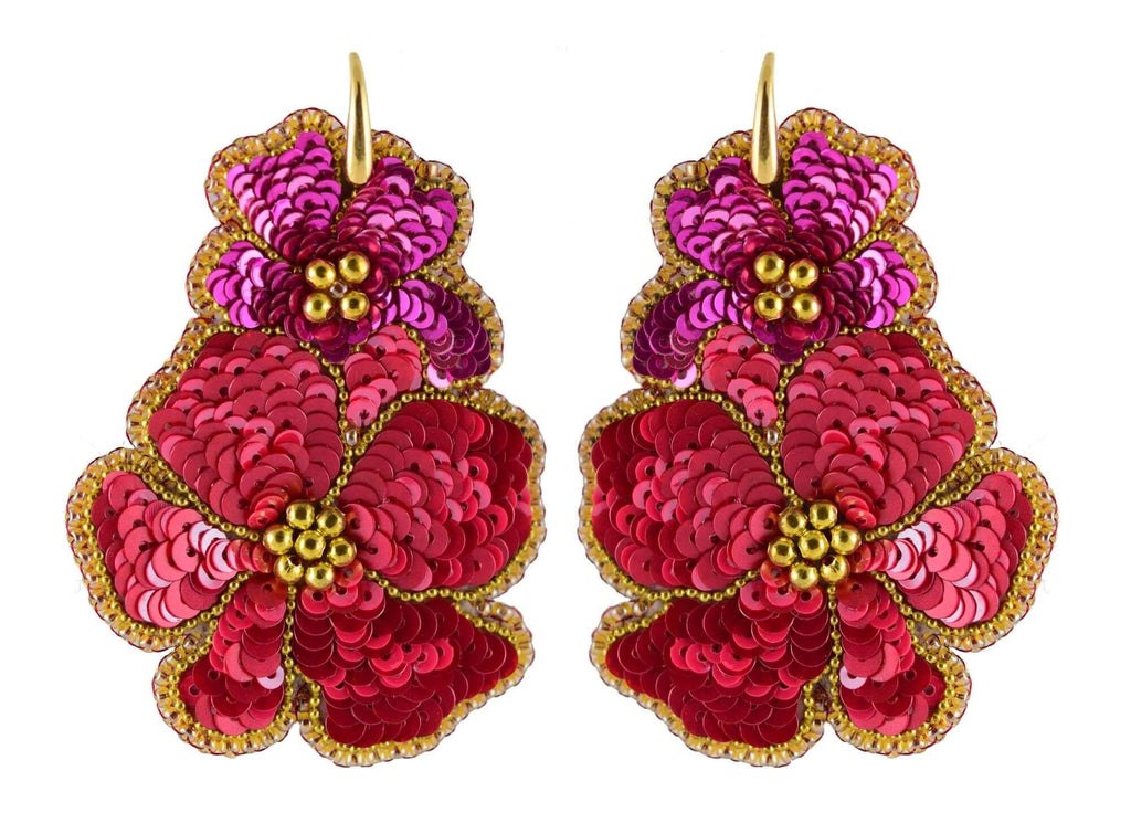 Miccy's | Pink Mariposa | PatchArt Earrings