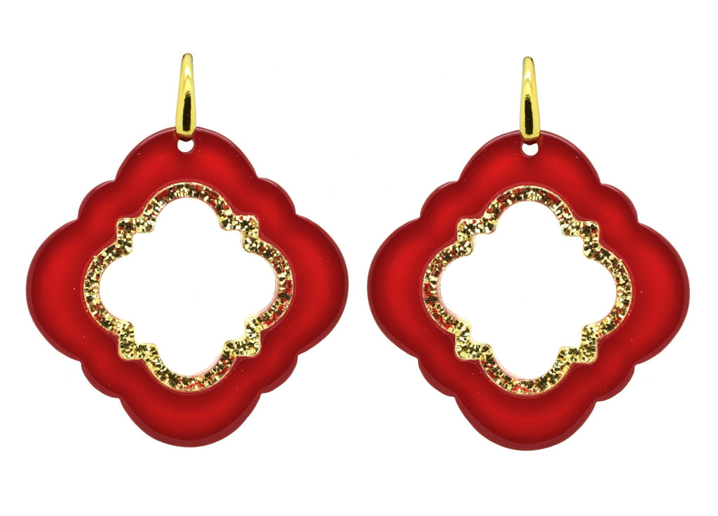 Red Caviar| Petite | Resin Earrings - Miccy's Jewelz Europe