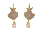 Miccy's | Shark Bait Taupe | Resin Earrings