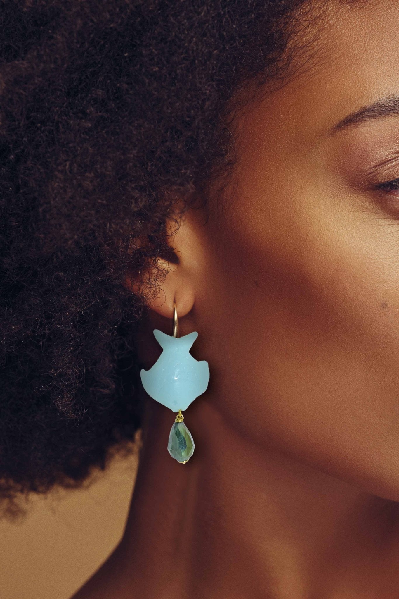 Miccy's | Shark Bait Turquoise | Resin Earrings