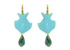 Miccy's | Shark Bait Turquoise | Resin Earrings