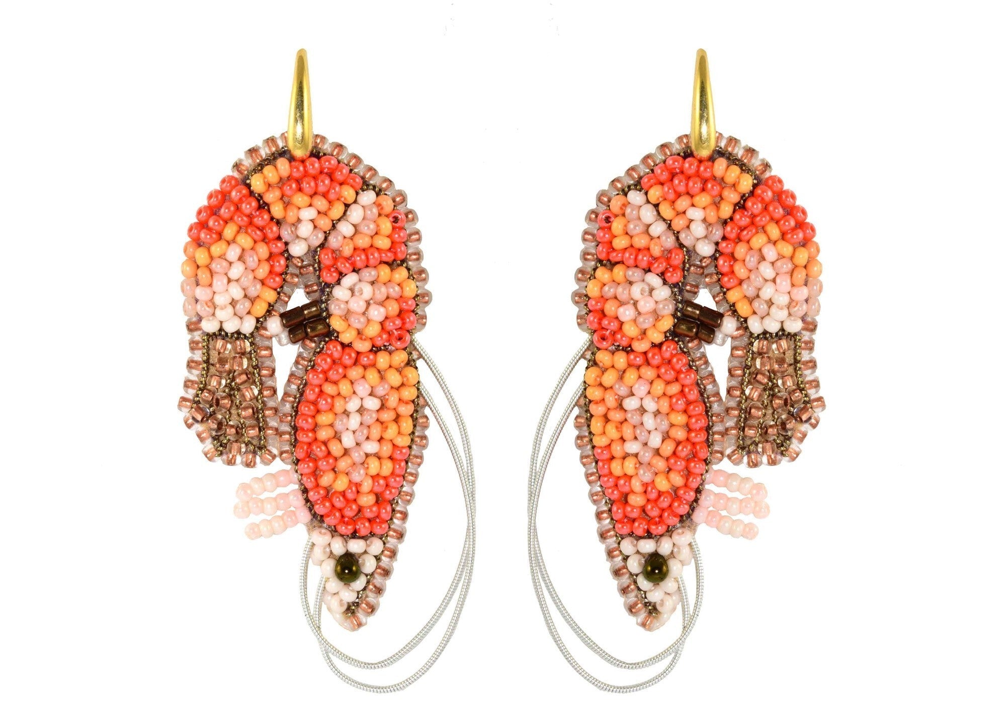 Miccy's | Shrimps | PatchArt Earrings