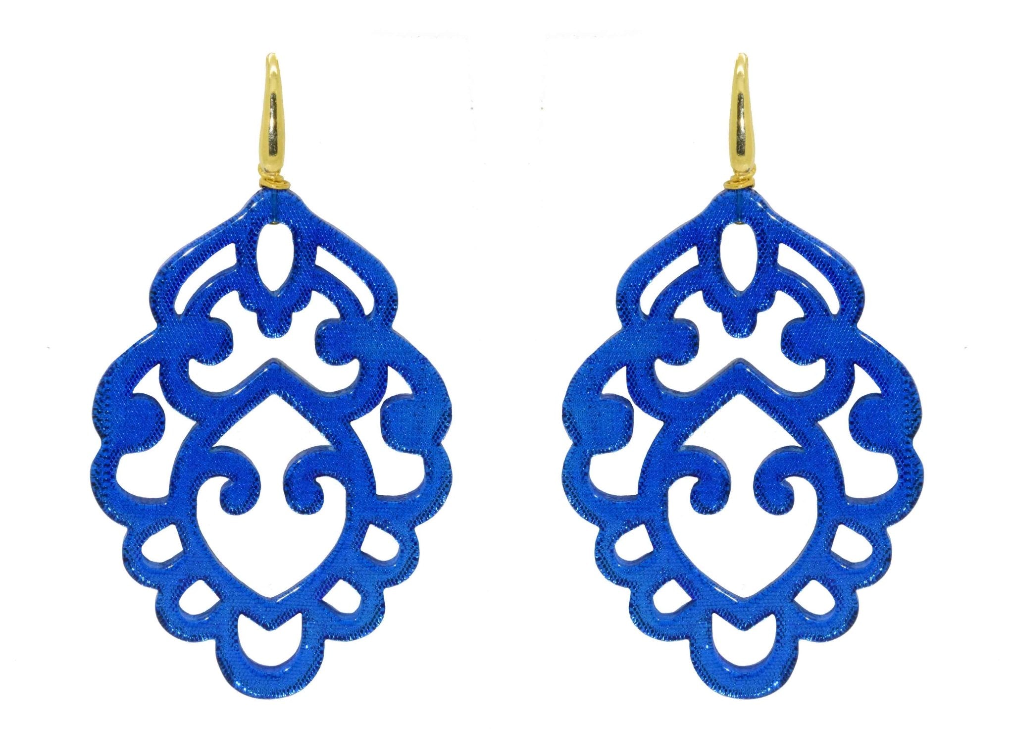 Miccy's | Sulley Royal Blue | Resin Earrings