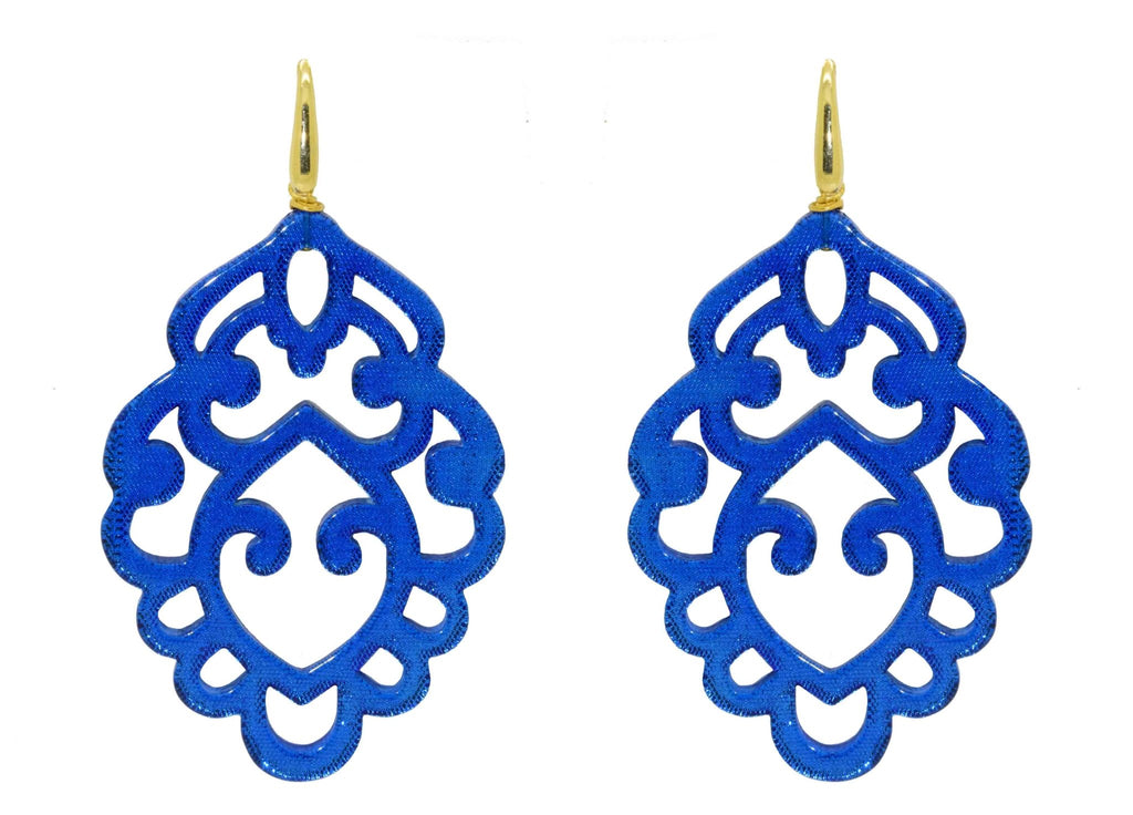 Miccy's | Sulley Royal Blue | Resin Earrings