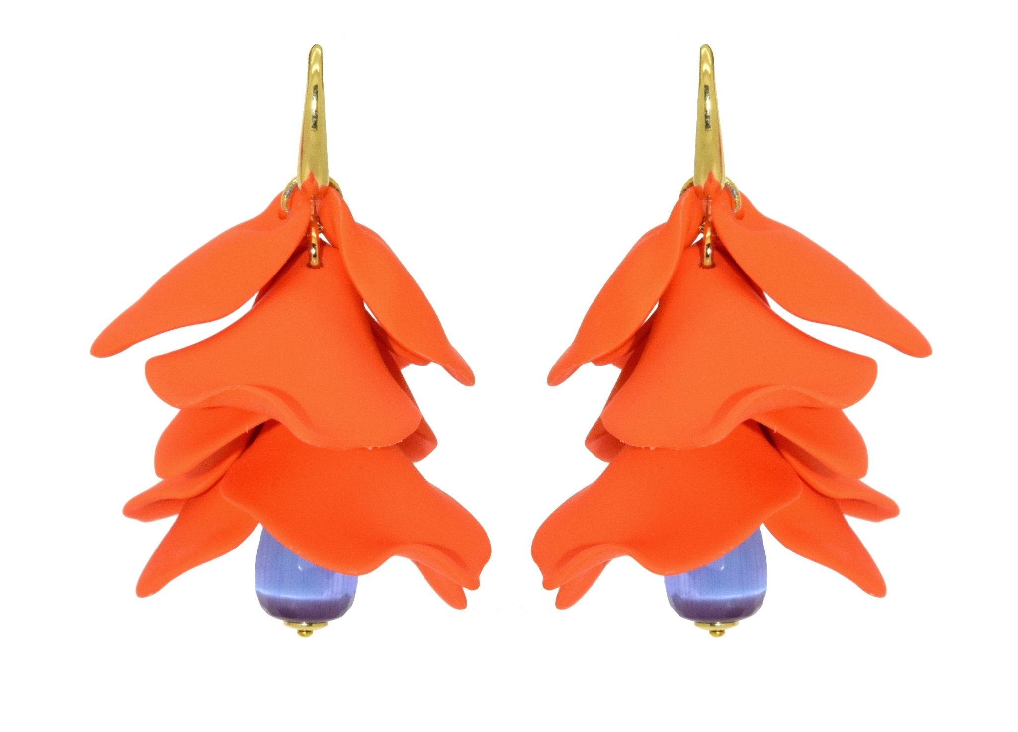 Miccy's | Tangerine Lily | Resin Earrings