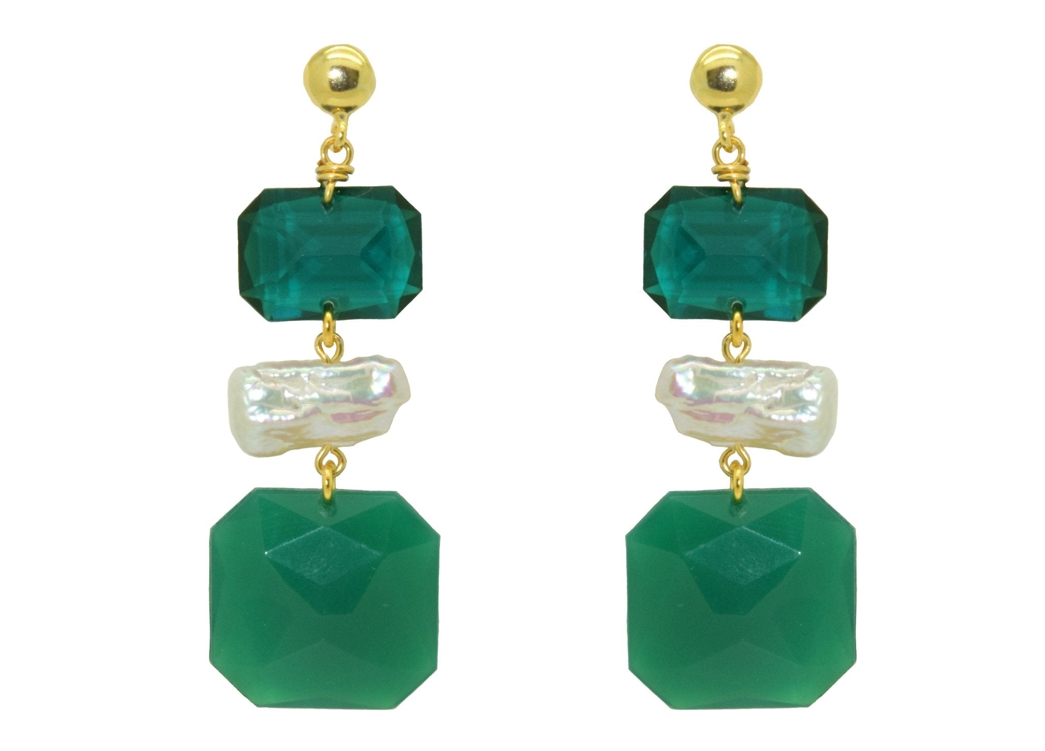 Miccy's | Tiffany Green | Resin Earrings